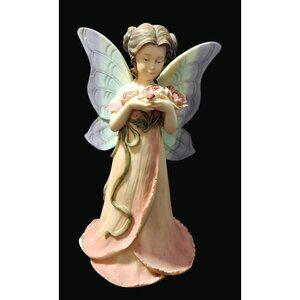 Vintage Peony Porcelain Fairy Figurine SO3 J